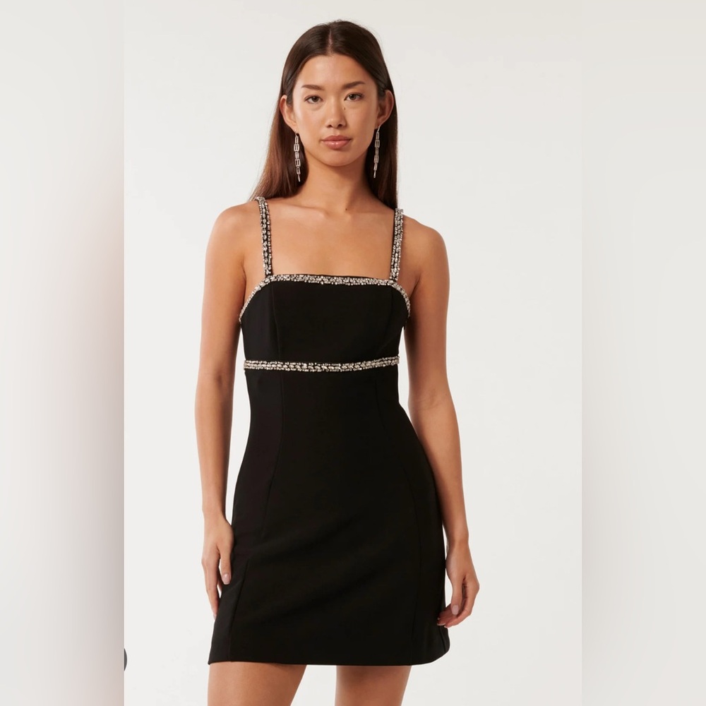 EVER NEW Embellished Mini Dress